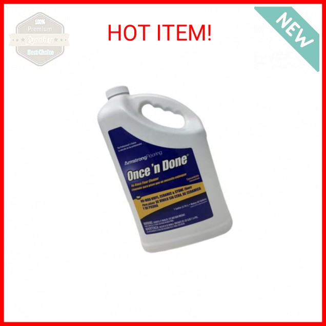 Armstrong 330408 Once ‘N Done Concentrated Floor Cleaner, 1-Gallon
