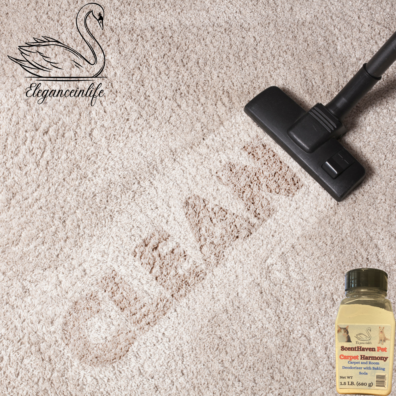 Eleganceinlife SentHaven Pet-Scented Carpet and Room Deodorizer 1.5 LB Each 2pk