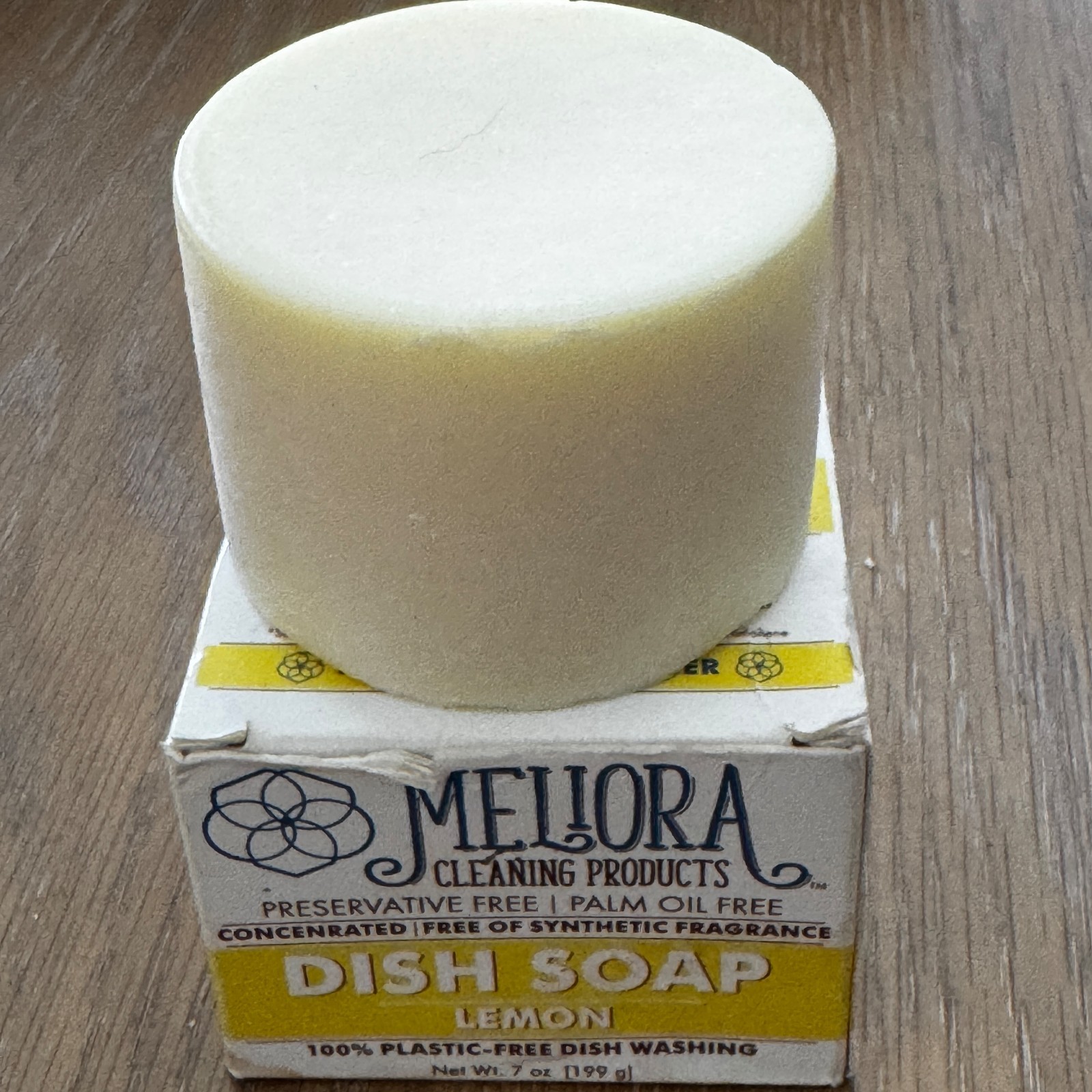 Meliora Cleaning Products Dish Soap Bar Lemon 7 oz ( 199g ) New Old Stock *READ*