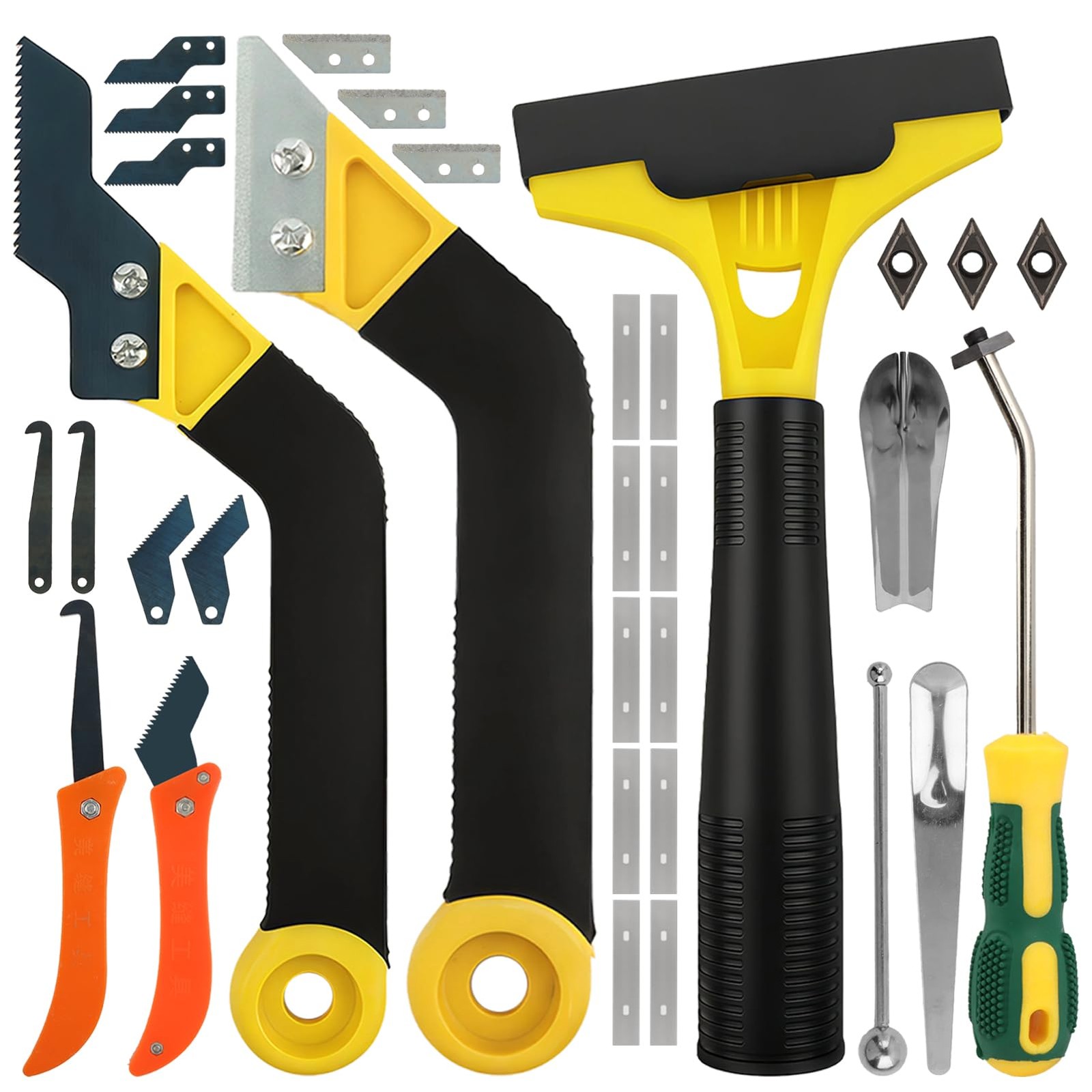 37Pack Grout Removal Tool Kit, 3 Tile Grout Saws 2 Hand Grouts Saw with Extra…