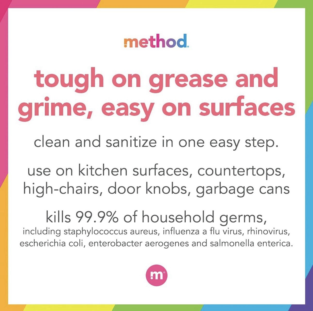 Method All Purpose Cleaner Spray, Bamboo, (Pack Of 8) 28 Fl Oz