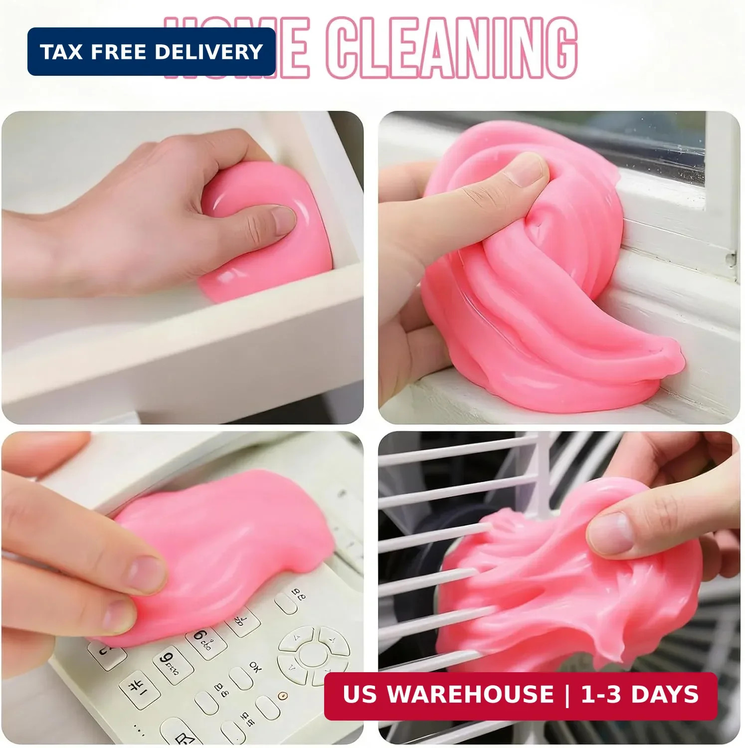 Car Cleaning Gel Putty Interior Dust Remover Auto Detailing Cleaner 5.6oz