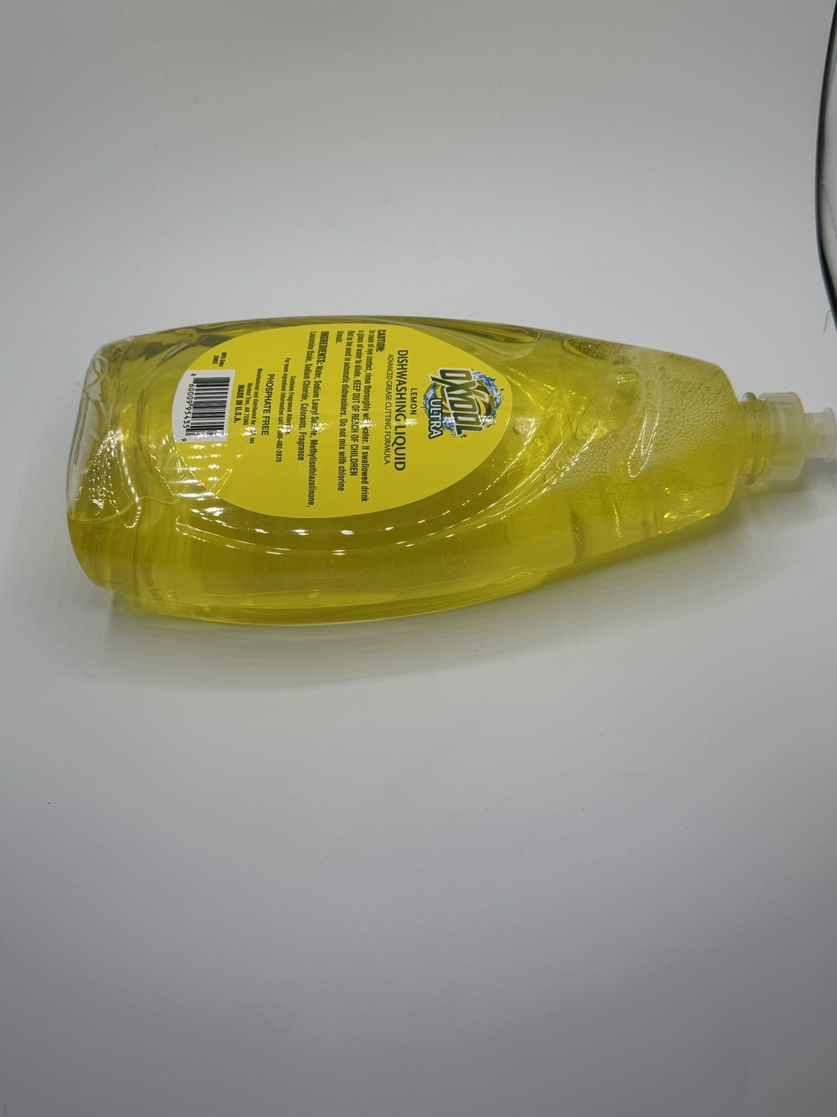 Oxydol Ultra Dishwashing Liquid Lemon Phosphate Free 30 fl oz