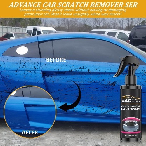 2Pcs Car Scratch Quick Repair Nano Spray – Instant Invisible Scratch Remover, Q