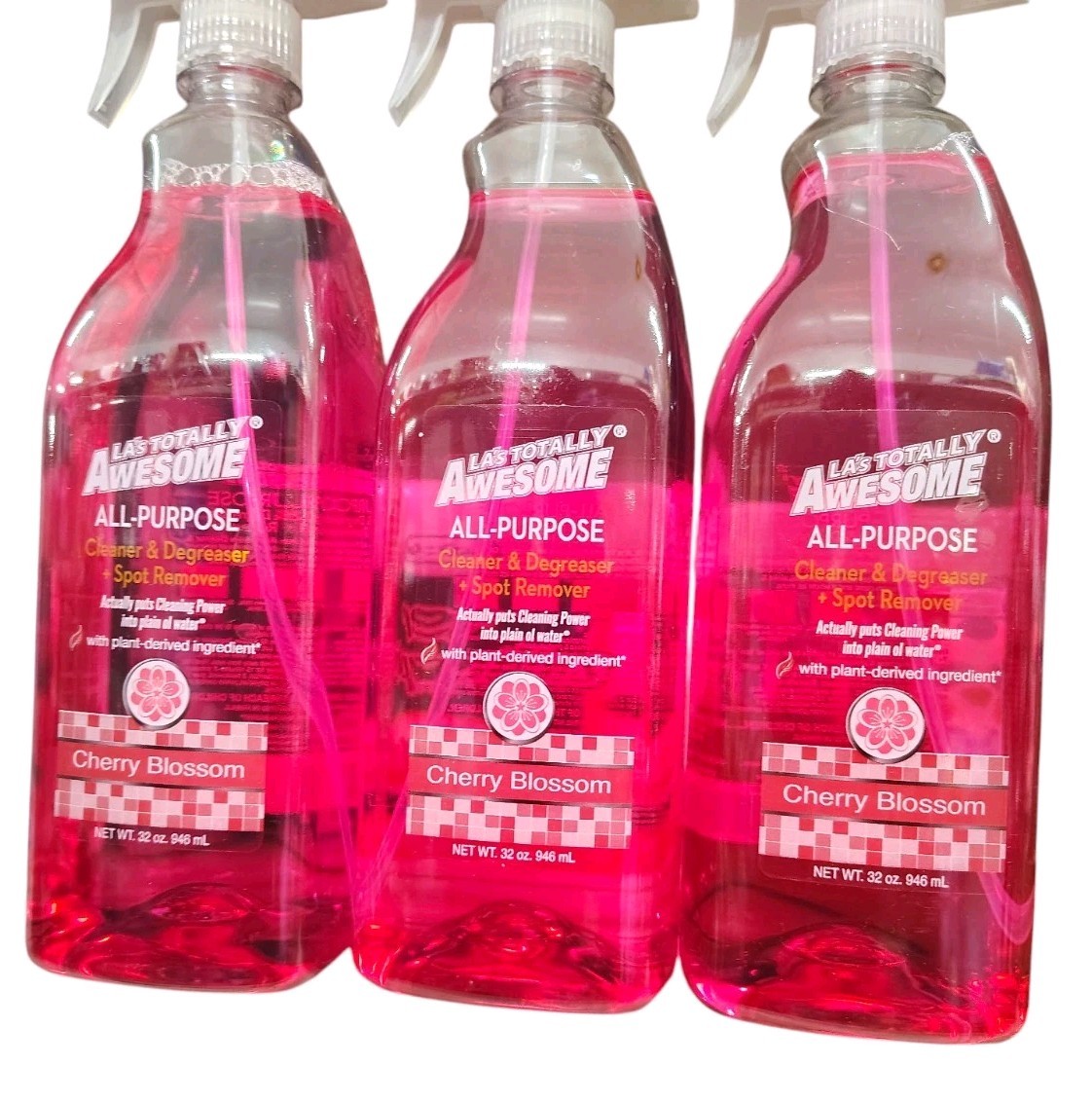 3 Pack LA’s Totally Awesome All Purpose Cleaner Cherry Blossom 32oz