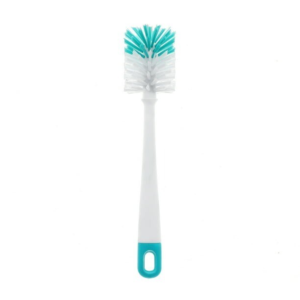 NEW – 2-Piece Bottle and Straw Kitchen Brush Set, Teal/White, free shipping