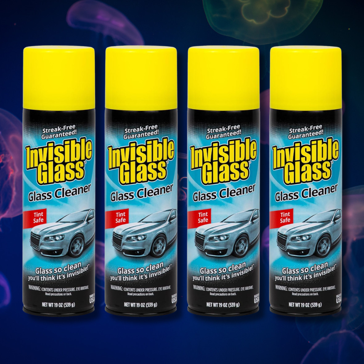 Stoner Automotive Glass Cleaner, 19 Oz (Pack of 4)