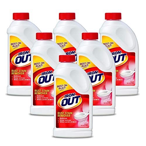 Rust Stain Remover Powder – 6 Pack, 1 lb 12 oz – Eliminate Rust in Bathrooms, Ki