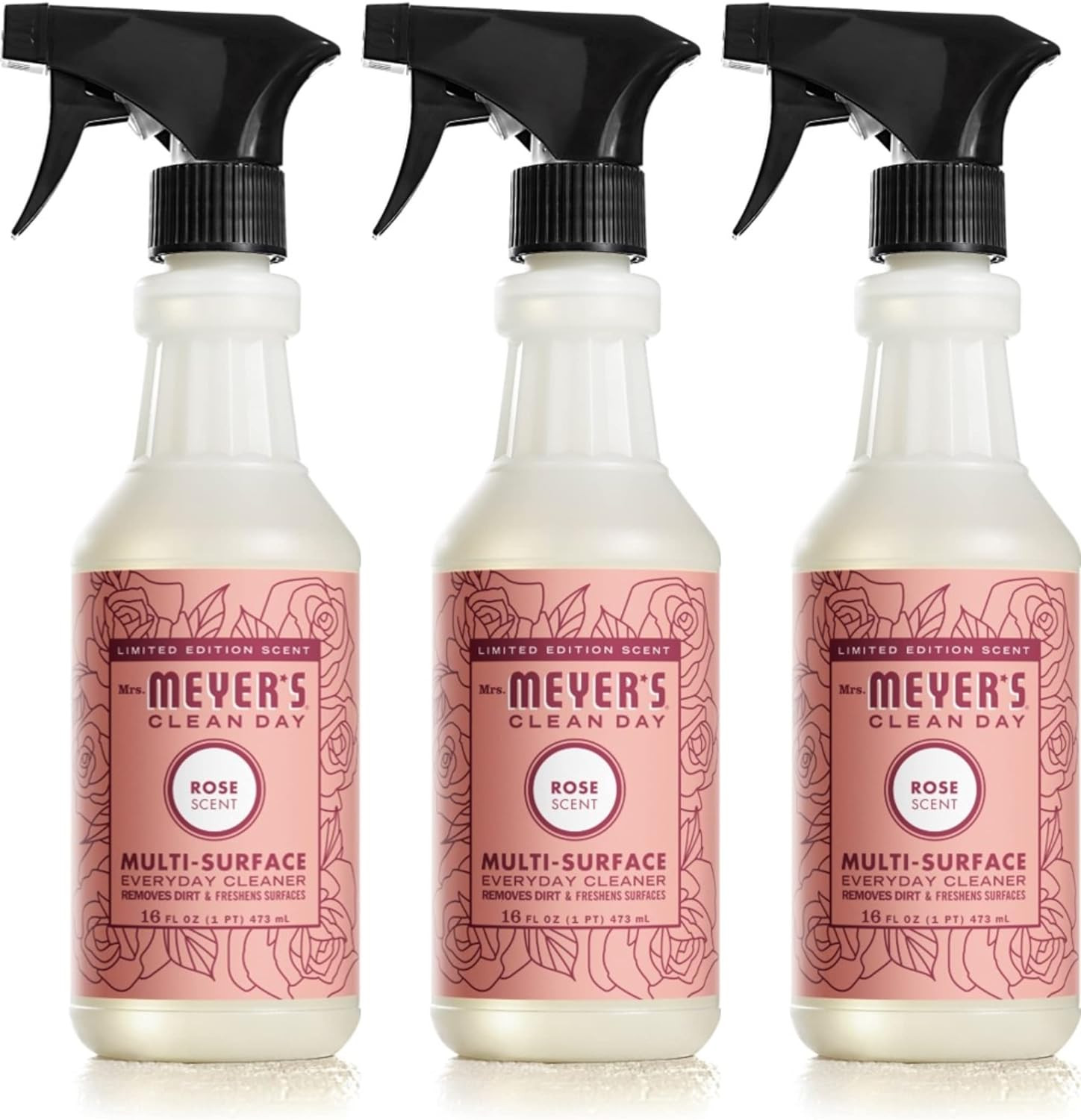 Mrs. Meyer’s Clean Day All-Purpose Cleaner Spray, 16 Fl. Oz – Pack of 3