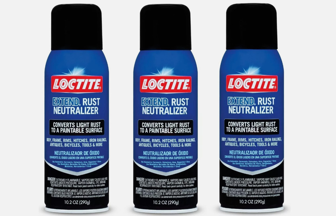 LOT OF 3 – Loctite Extend Rust Neutralizer Spray 10.2 Oz, 633877