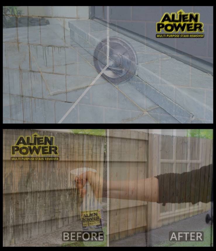 Alien Power Multi Purpose Stain Remover 24oz Spray Mold Mildew Cleaner Made USA