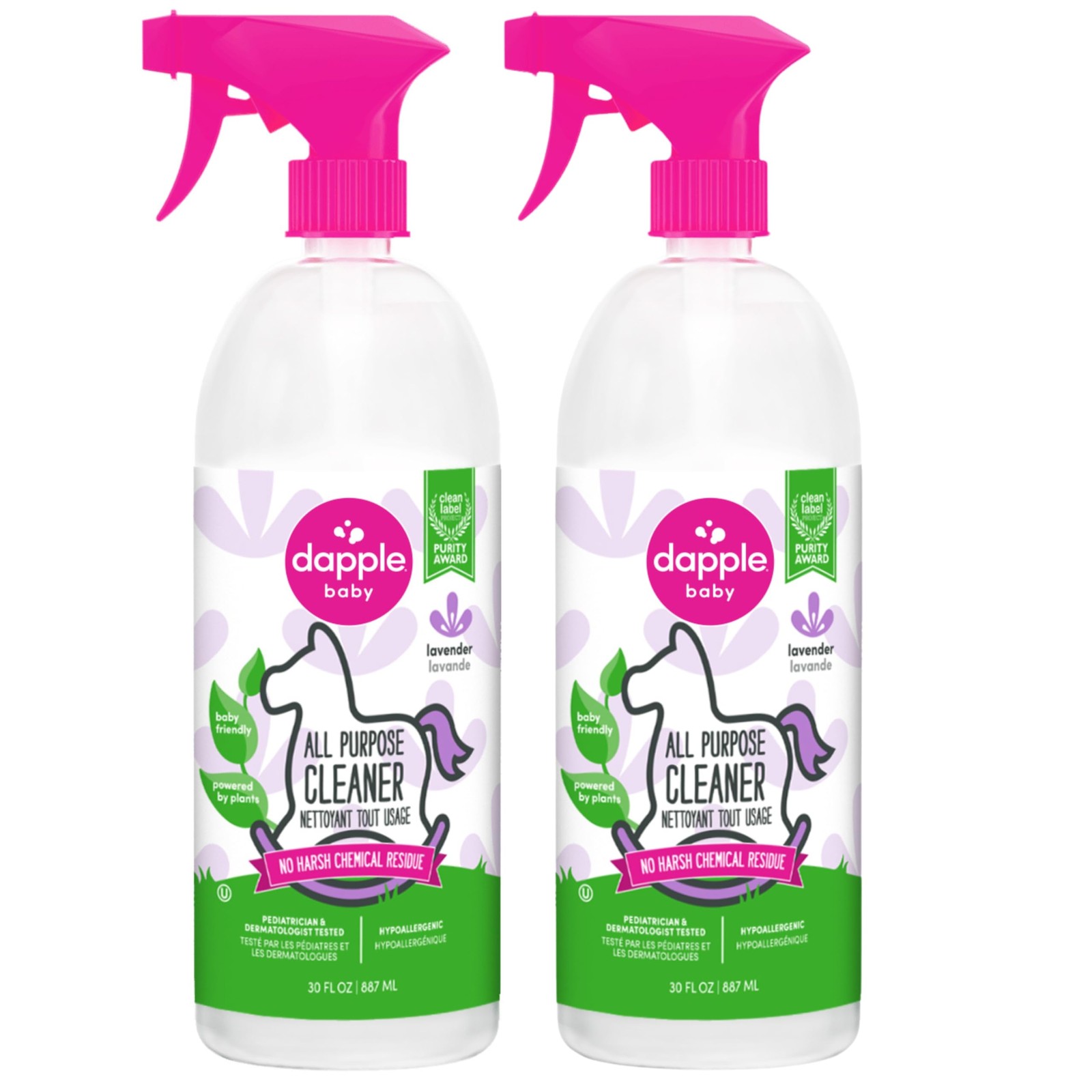 Dapple Baby All Purpose Cleaning Spray, Hypoallergenic for Toys, High Chairs,…