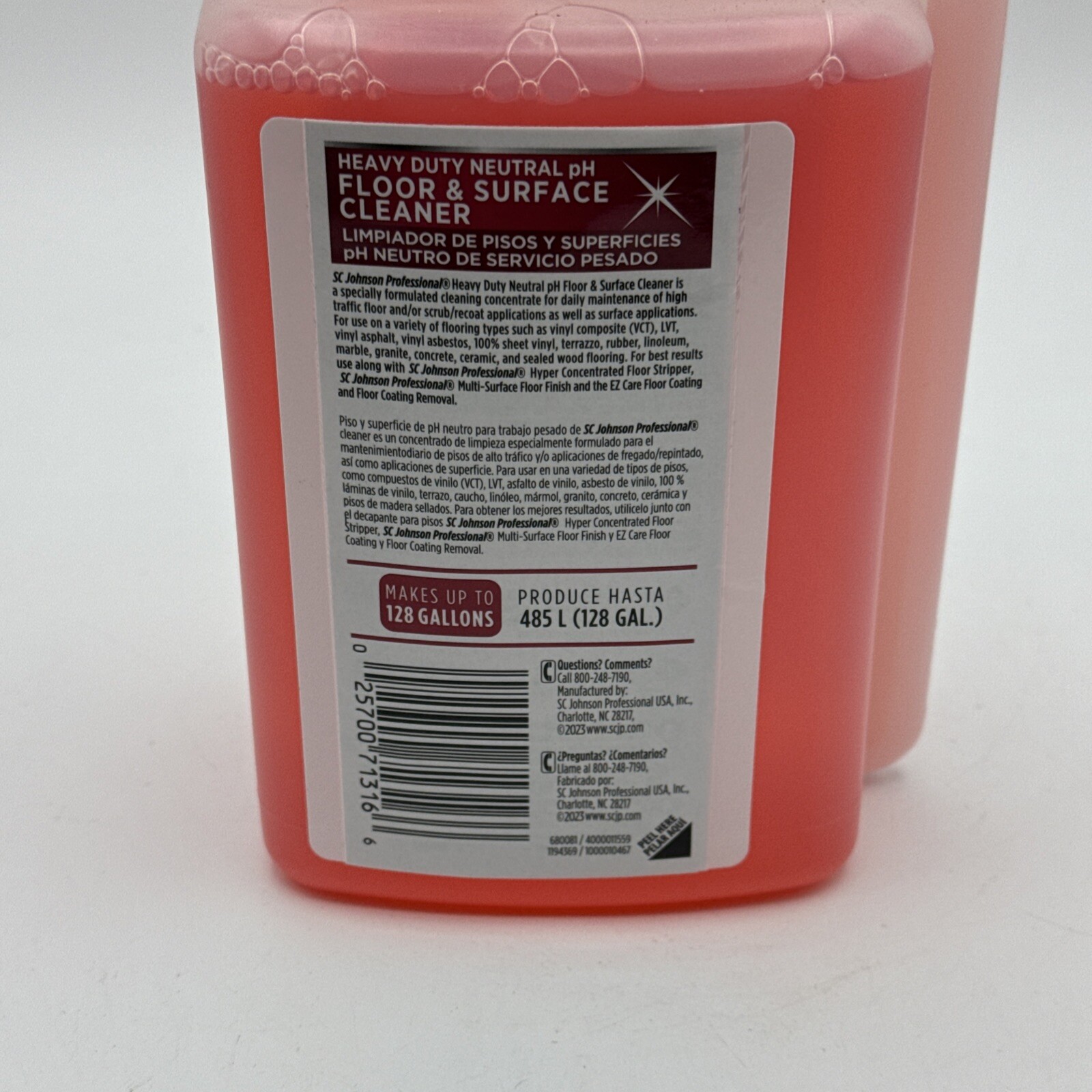 1 Qt. Heavy Duty Neutral Floor Cleaner sqeeze and pour bottle