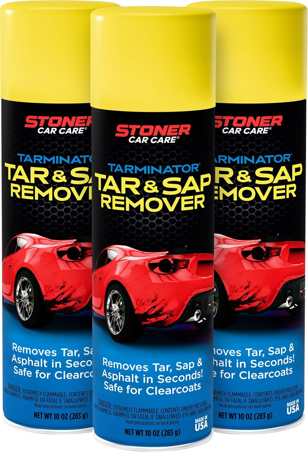 91154-3PK Tarminator Tar, Sap, and Asphalt Remover – Fast Acting Tar and Sap Rem