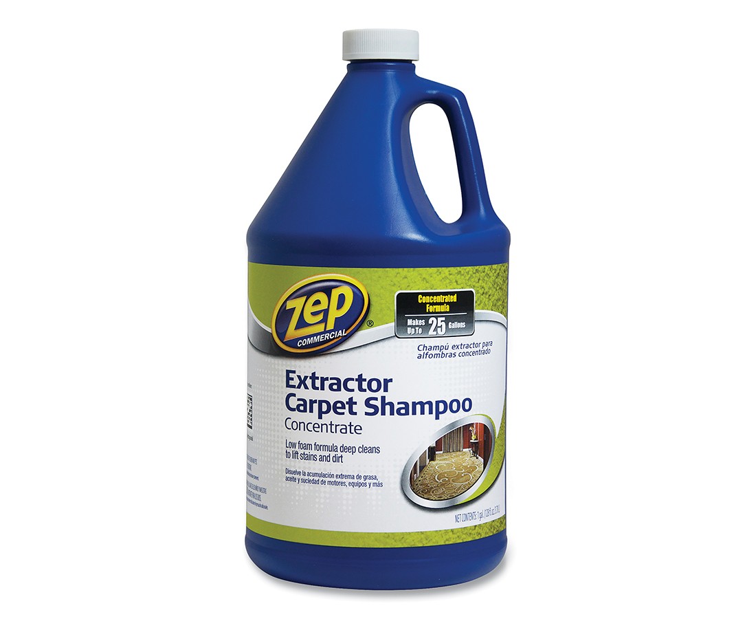 ZEP ZUCEC128 All-Purpose Carpet Shampoo Concentrate, 1 gal, Bottle