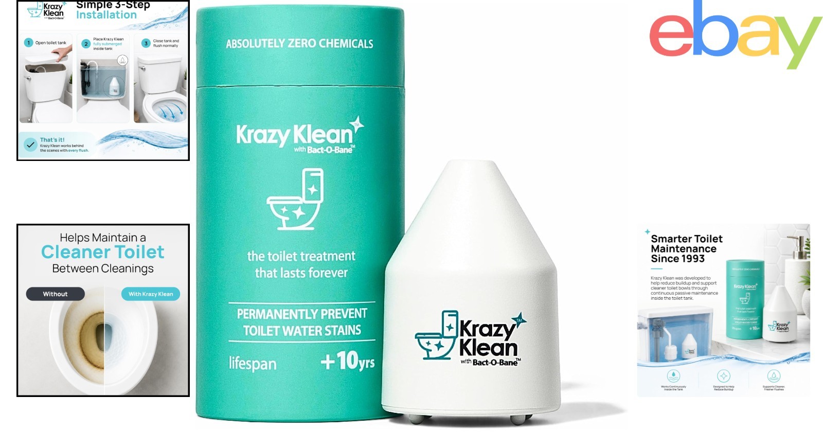 Automatic Toilet Cleaner for Continuous Flush Maintenance, No Scrubbing Needed
