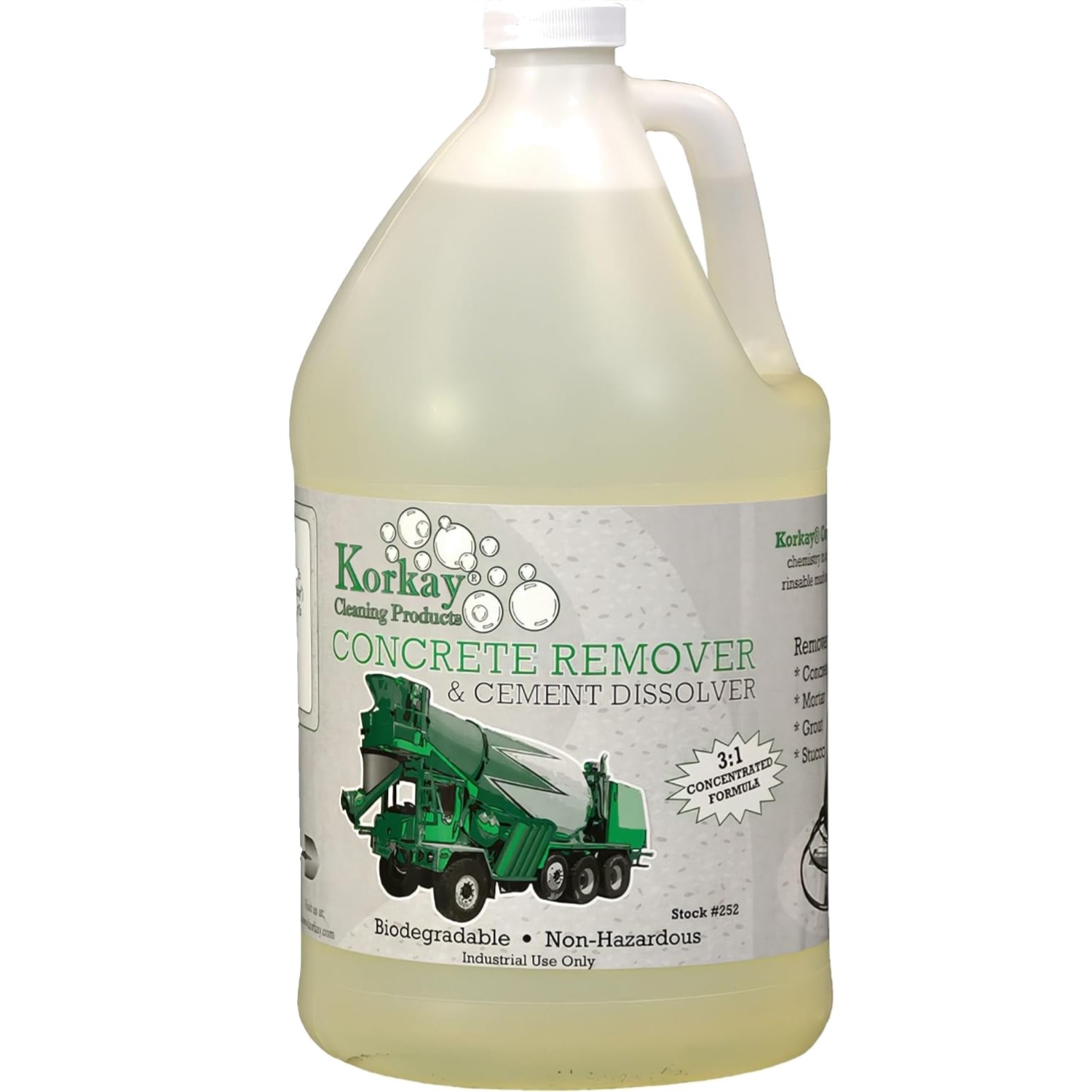 Heavy-Duty Concrete Remover & Cement Dissolver – 1 Gallon Eco-Friendly Formula