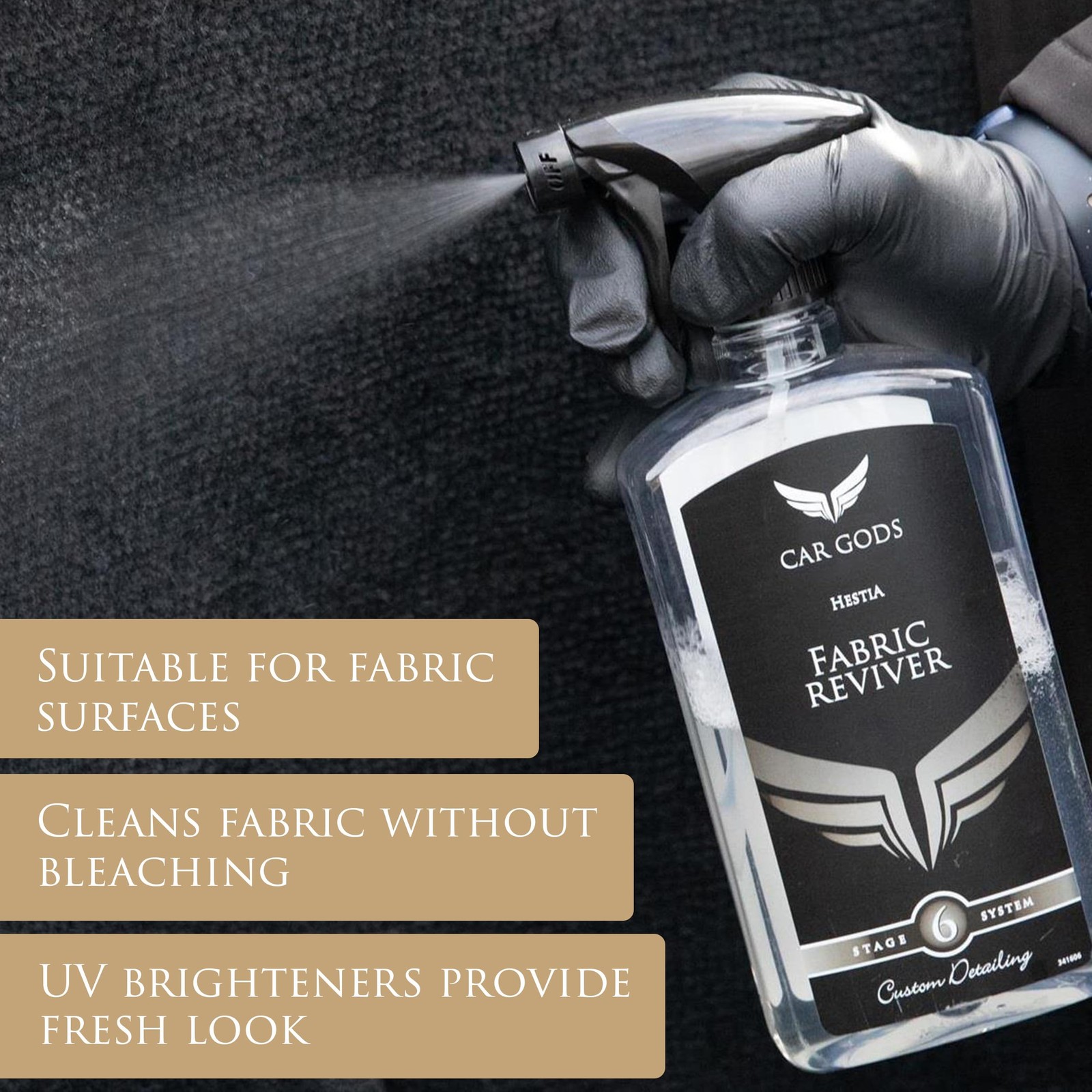 Fabric Upholstery And Carpet Cleaner Freshener Reviver 17fl Oz