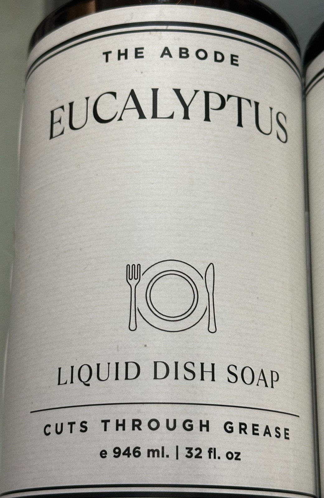 (2-Pack) THE ABODE ~ EUCALYPTUS Essential Oil LIQUID DISH SOAP 946ml MADE IN USA