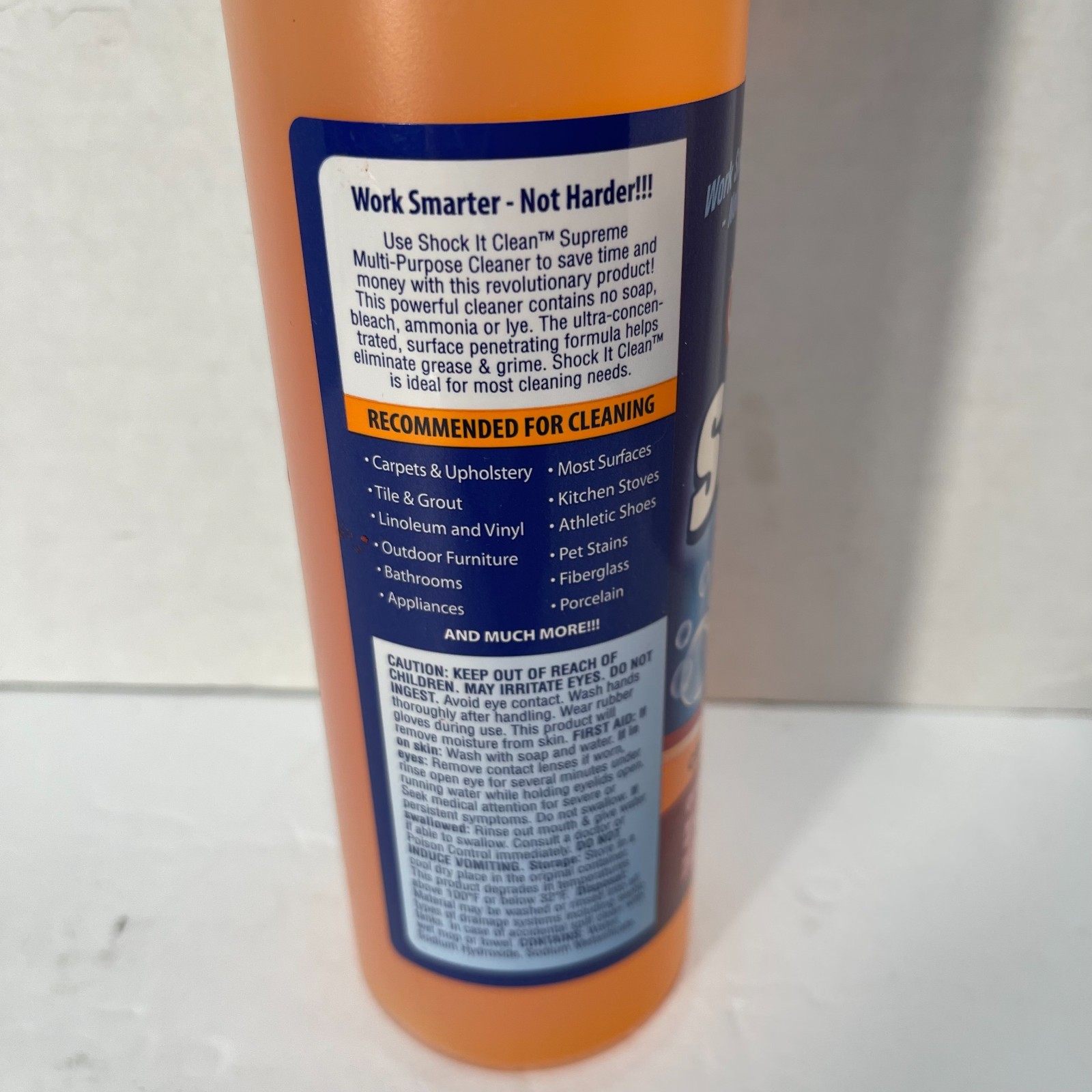 Amos Shock it Clean Supreme Multi-purpose Cleaner 20 fl oz Citrus Zest