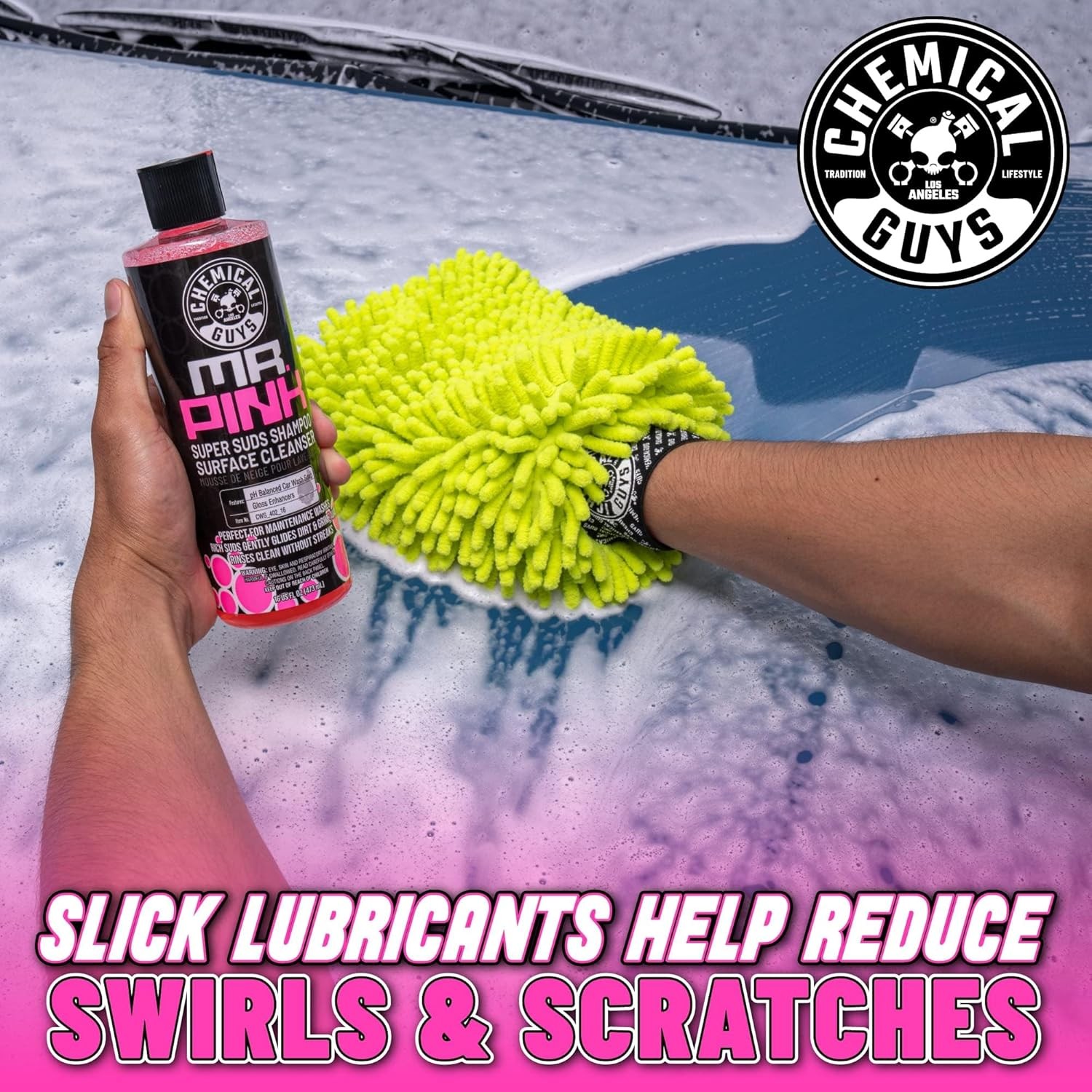 Mr. Pink Car Wash Soap 64 oz Super Suds Foaming Car Wash Soap for Cannon, Bl…