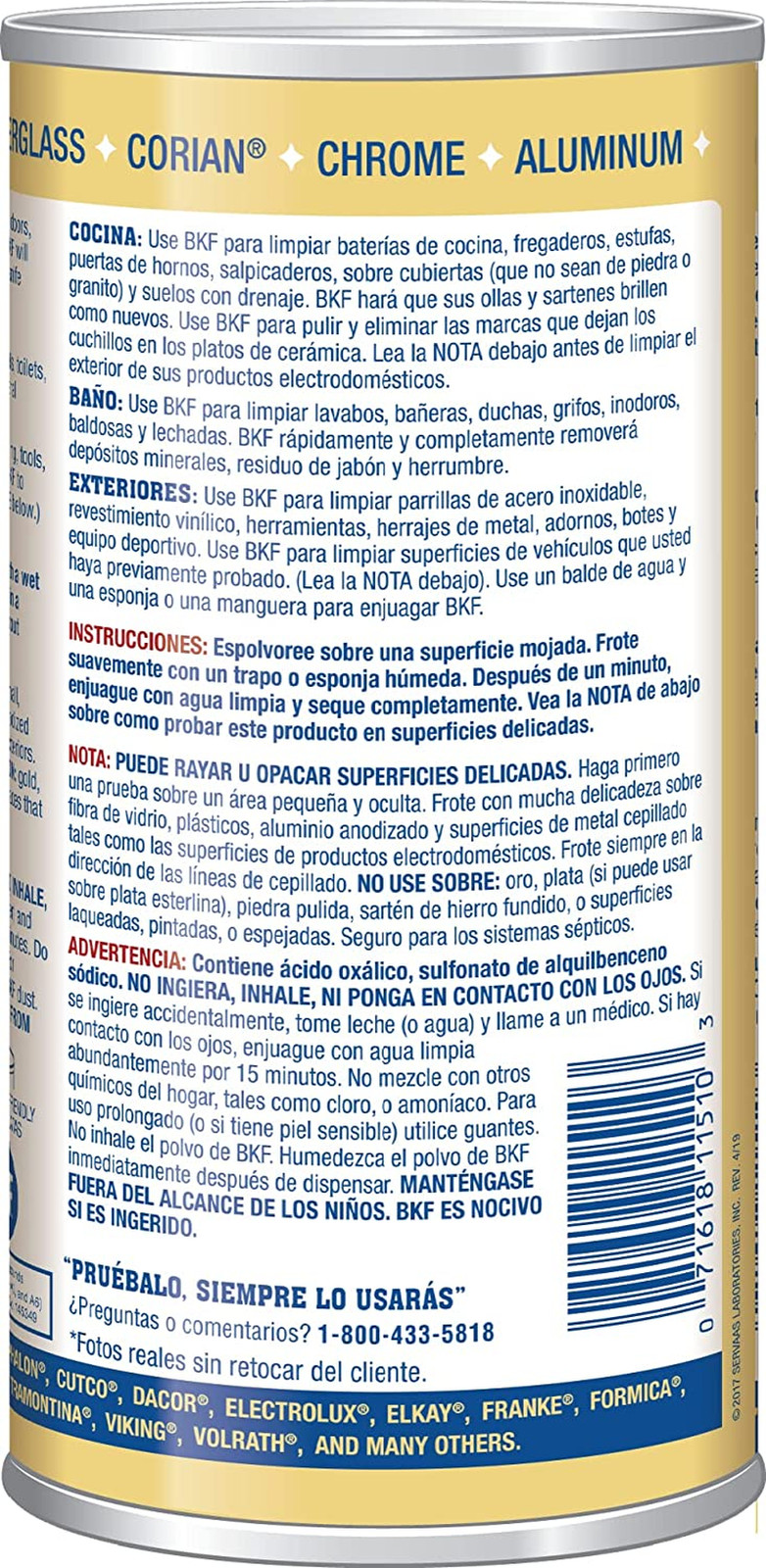 Powdered Cleanser 12-Ounces (1-Pack)’]