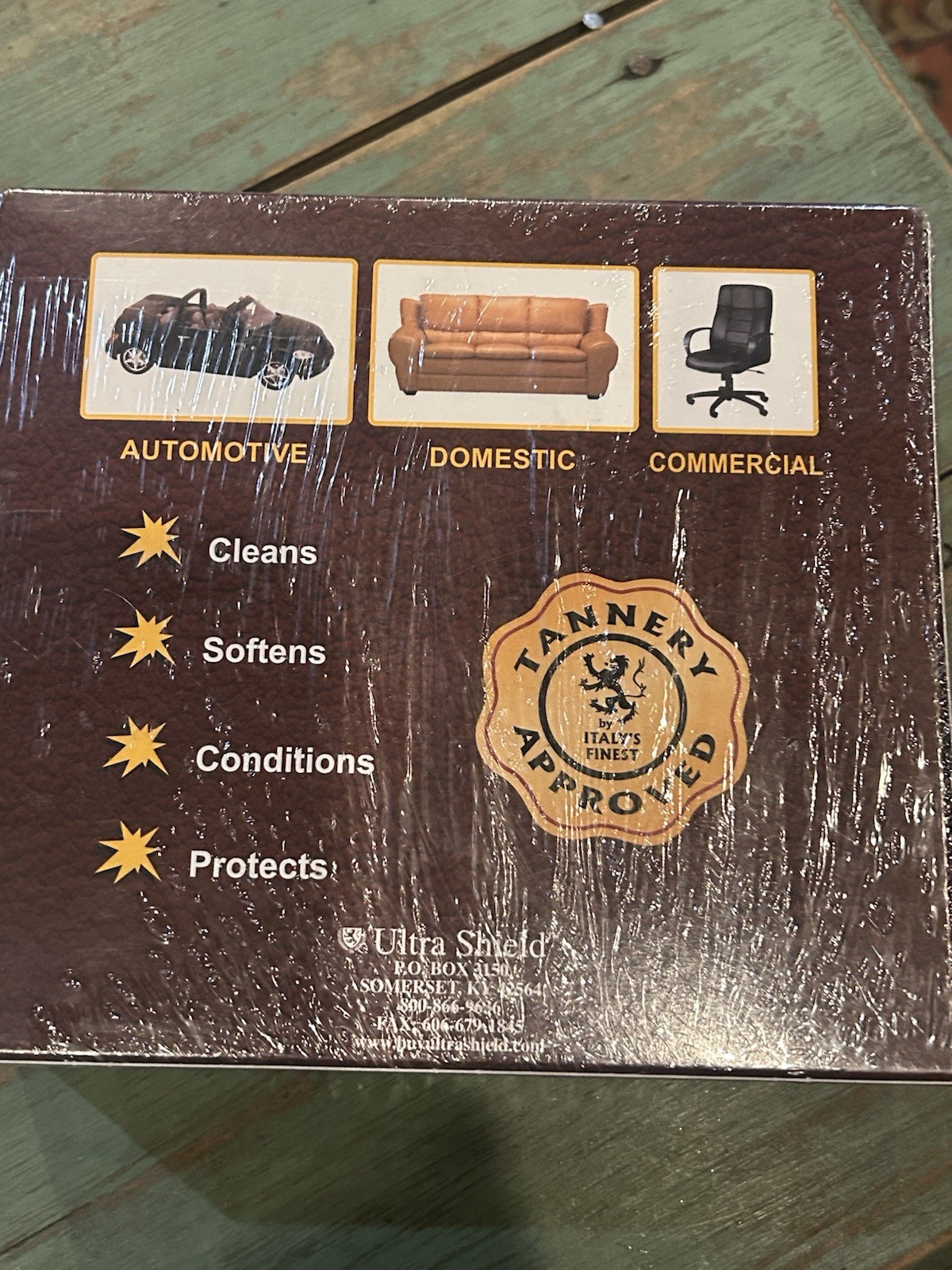 Ultra Shield Leather Care Kit Cleaner & Conditioner NEW Furniture