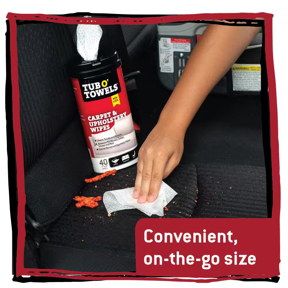 Carpet and Upholstery Cleaning Wipes