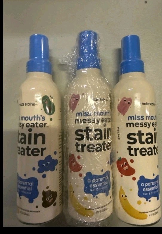 The Hate Stains Co. Miss Mouth’s Messy Eater Stain Treater – 4 fl oz 3 Pack
