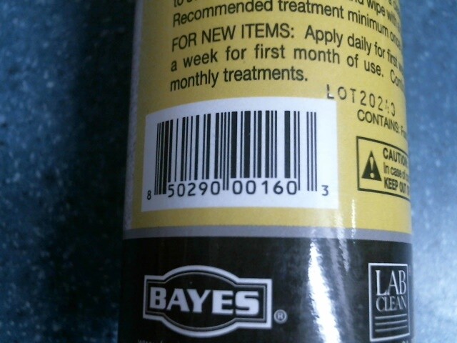 Bayes 00160, Wood & Bamboo Conditioner Protectant, 8 fl. oz., FREE SHIPPING