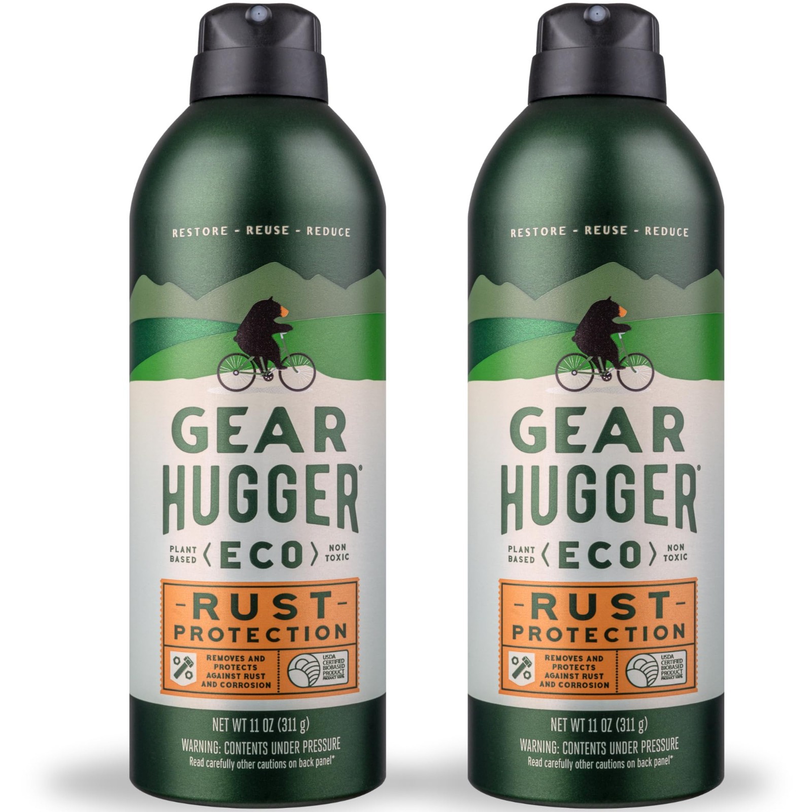 Eco-Friendly Rust Protection Spray – 11 oz, Pack of 2, Rust Remover & Preventer