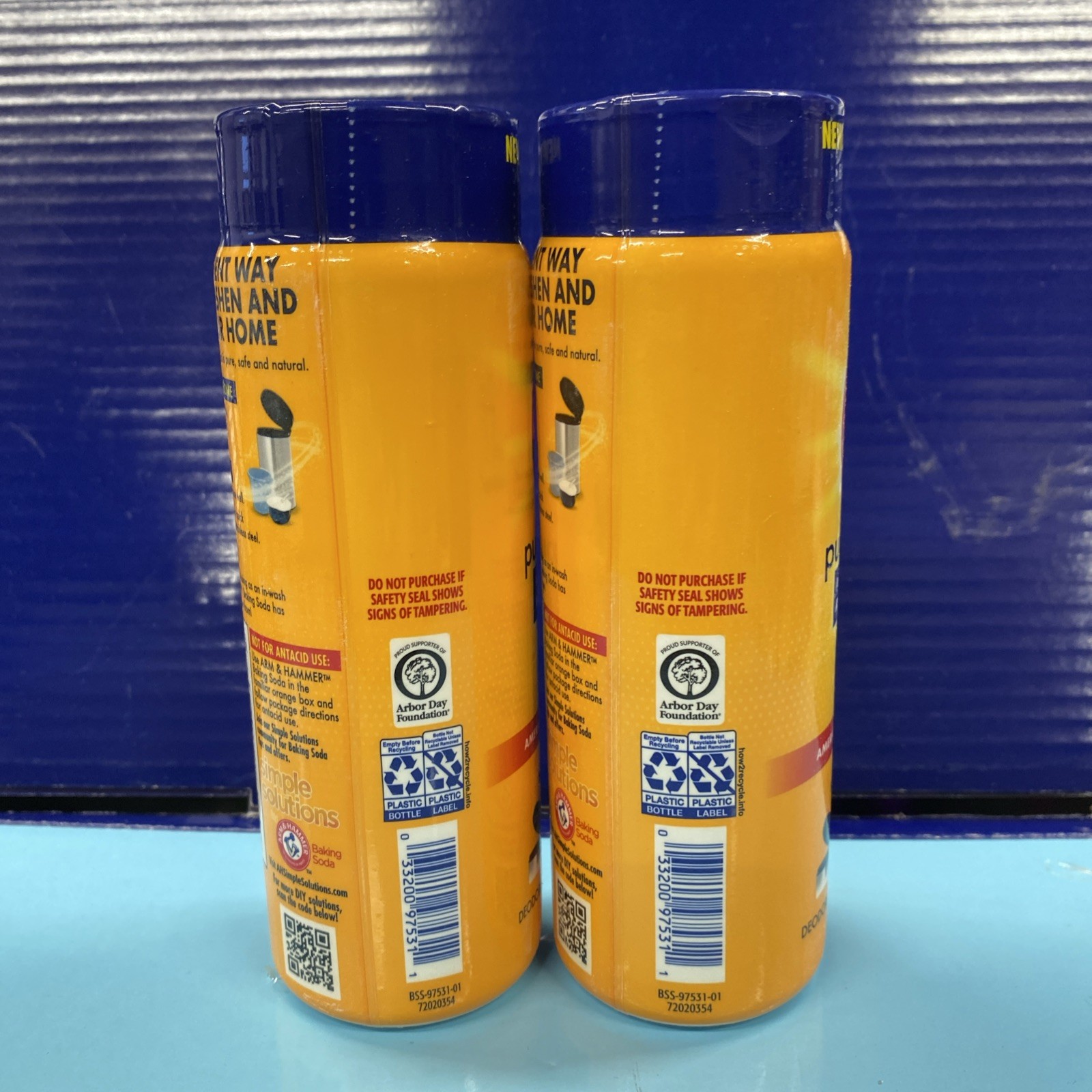 2X Arm & Hammer Pure Baking Soda 12 Oz -Refillable Shaker