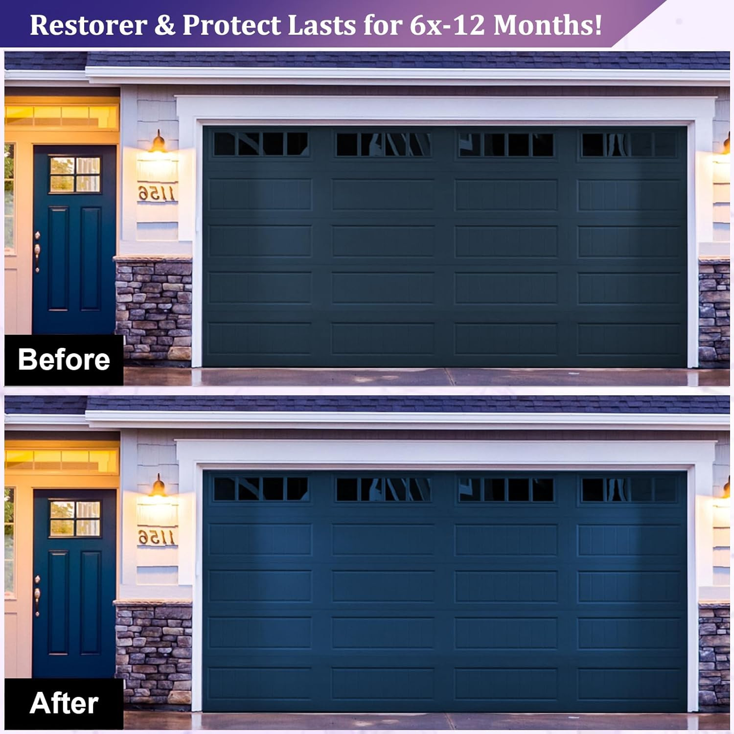 Outdoor Color Restorer Plastic Vinyl Shutter Restorer Faded Sun-Damaged and Oxid