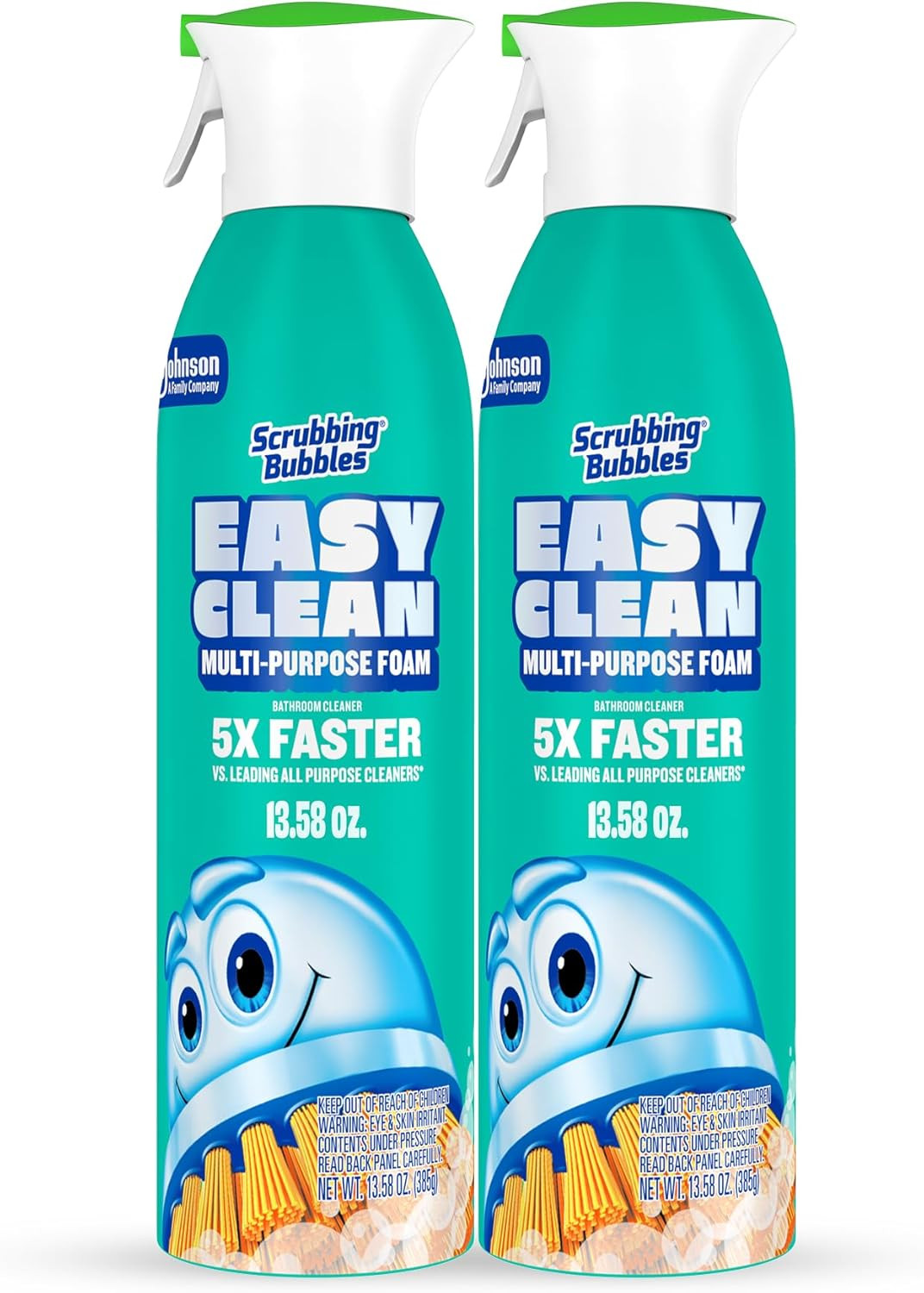Easy Clean Foaming Multipurpose Bathroom Cleaner, Continuous Spray Bottle, Fast