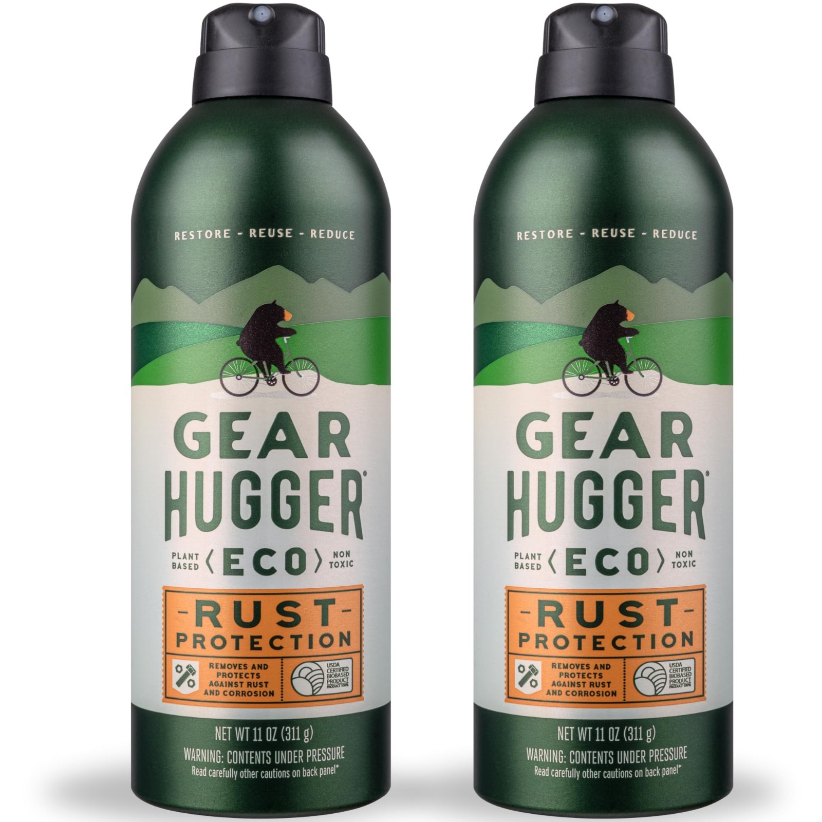 Eco-Friendly Rust Protection Spray – 11 oz, Pack of 2, Rust Remover & Preventer,