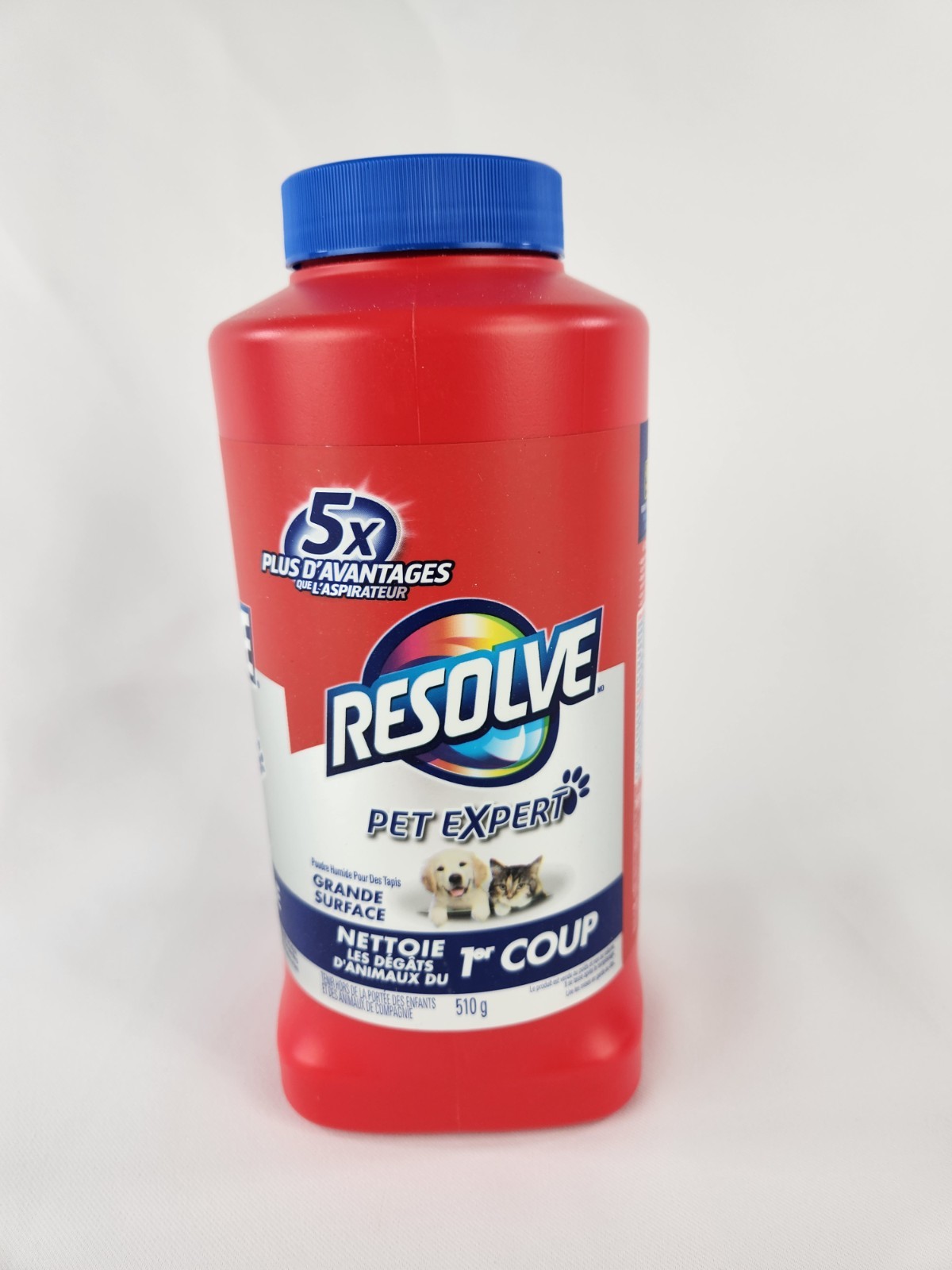 New Resolve Pet Expert Carpet Moist Powder Large Area 18 Oz Cleaner Dog Cat