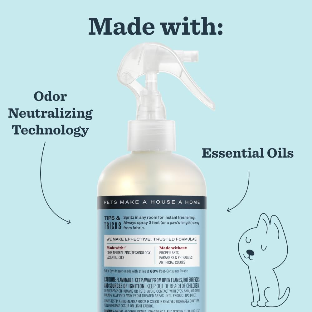 CLEAN DAY Pet Odor Neutralizer, Coconut Leaf Scent, 12Oz