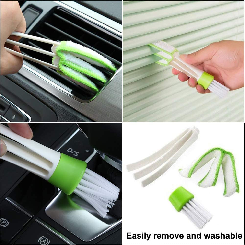 Window Track Cleaning Brush Kit – 5 Pack Multifunctional Handheld Crevice Bru…