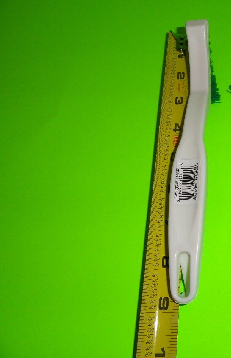 6x Heavy Duty Kitchen & Bathroom 8-3/8 in Cleaning Grout Tile Firm Bristle Brush