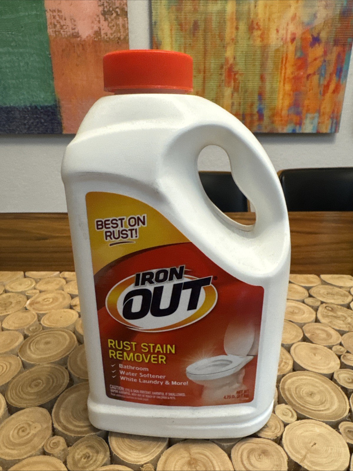 IronOut 76 oz Rust Remover Heavy-Duty Stain Cleaner for Laundry, Toilets