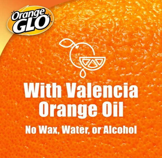 Orange Glo Wood Furniture 2-in-1 Clean & Polish Spray, 16 oz.