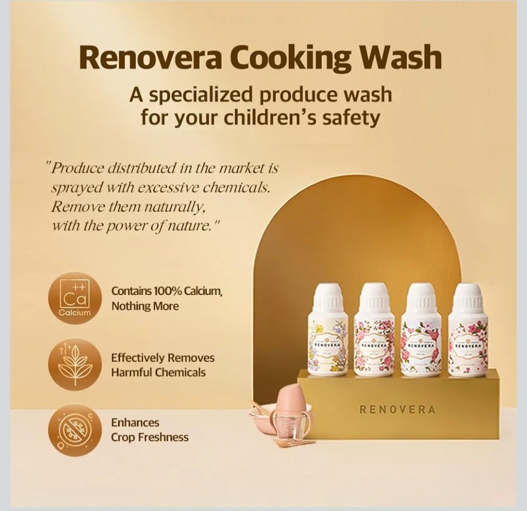 Renovera Fruit Vegetable Wash | Gentle Enough for Baby and Kitchen Items 5.3oz
