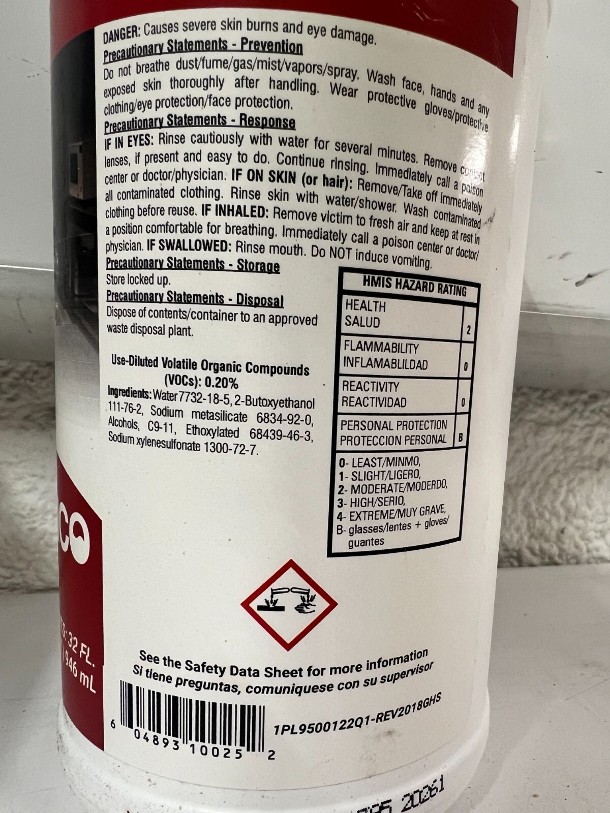 CASE OF 11 CarrollClean NAMICO Solve It RTU #122 Cleaner Degreaser 32 fl oz