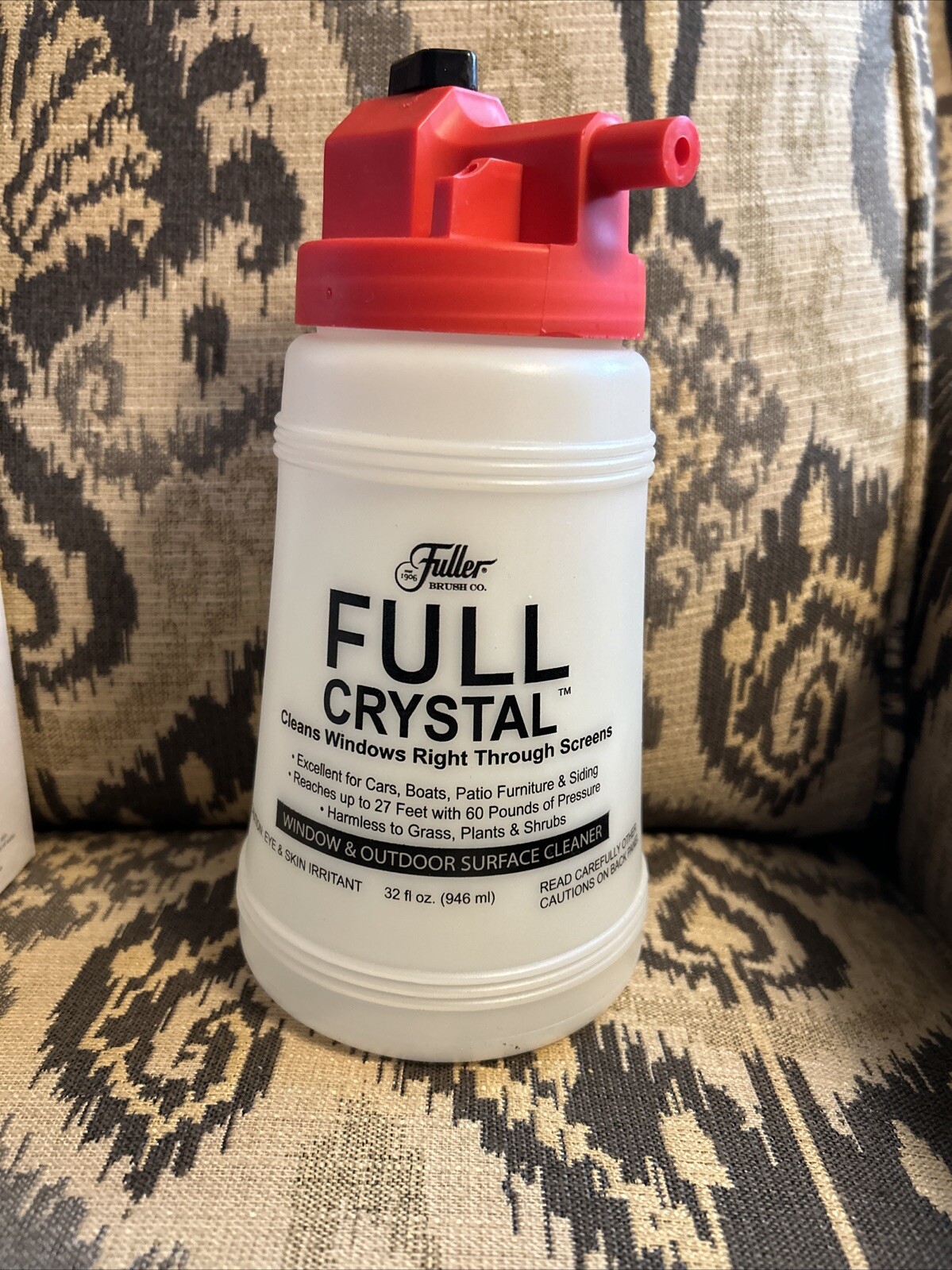 Fuller Brush FBFC-6 Full Crystal Window & Outdoor Surface Cleaner.No Crystal