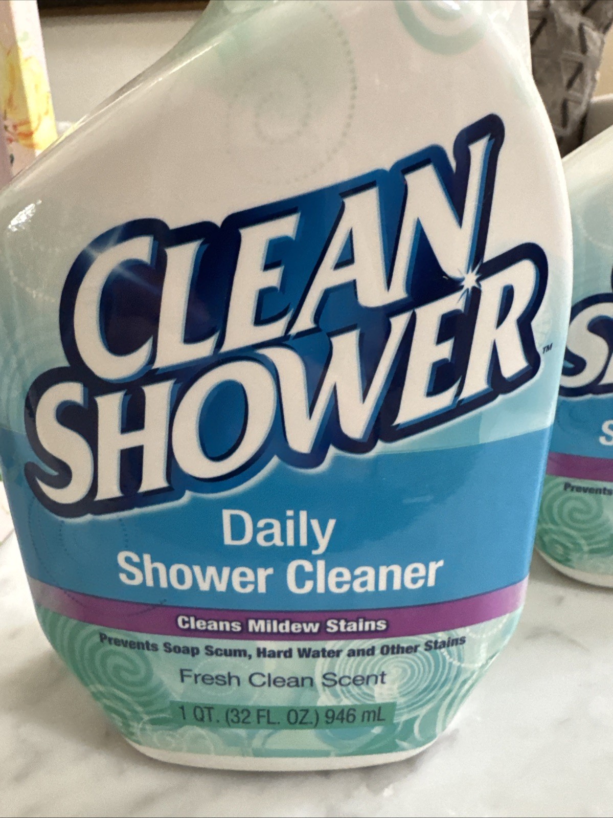 Clean Shower Original Daily Shower Spray, 32oz. – Pack of 2