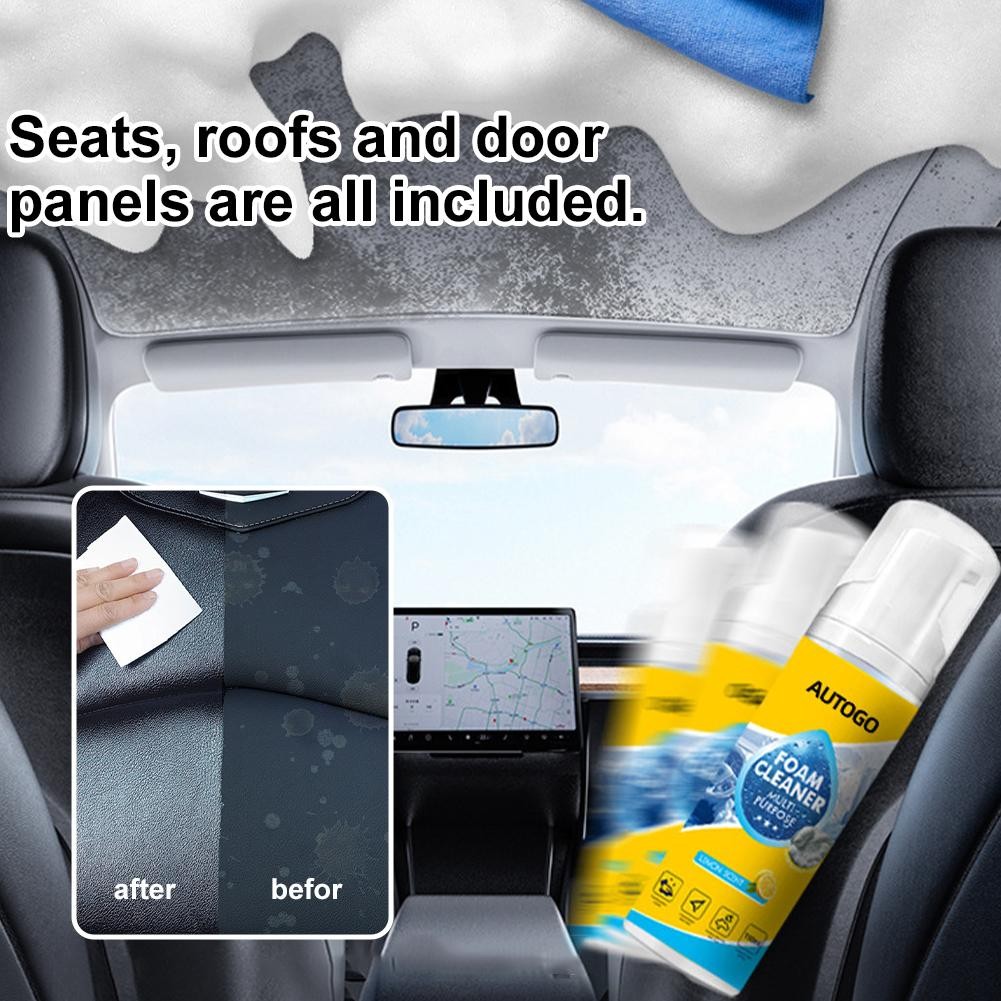 Multifunctional Foam Cleaner For Car Interior Strong Stain Remover H OT