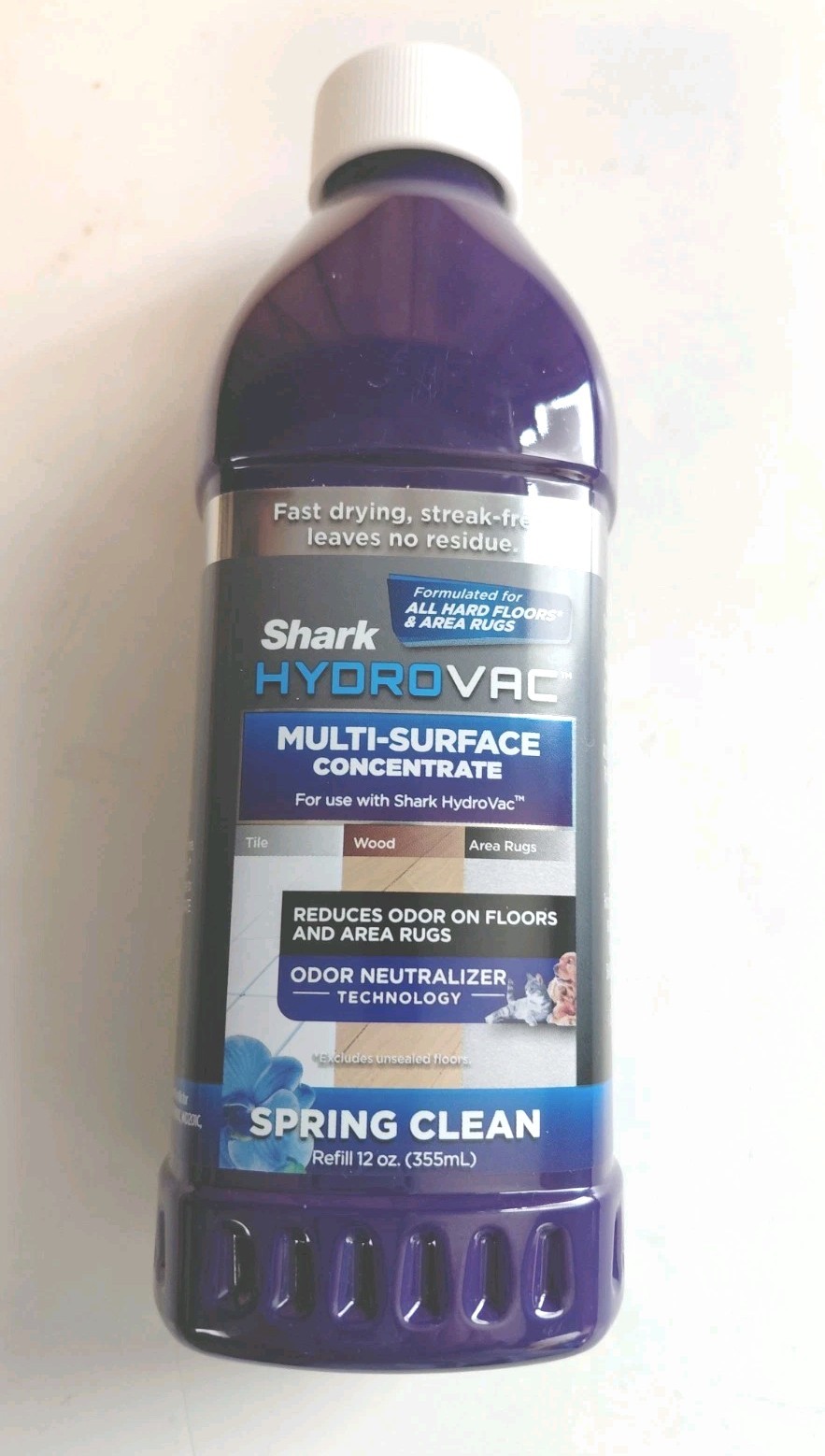 Shark HydroVac Multi-Surface Concentrate Cleaner Spring Clean 12oz 7X Refills