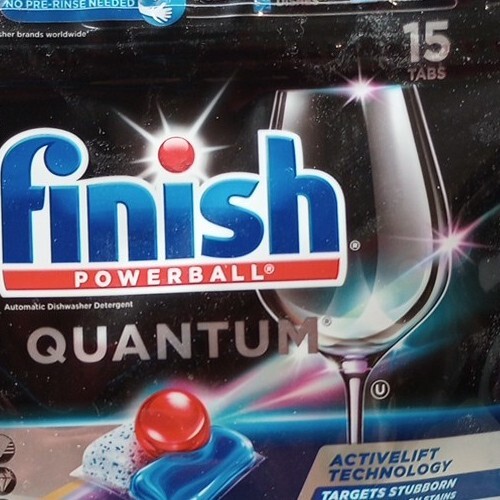 2PCK Finish Powerball Quantum Dishwasher Detergent 15 Tabs Each No Pre Rinse