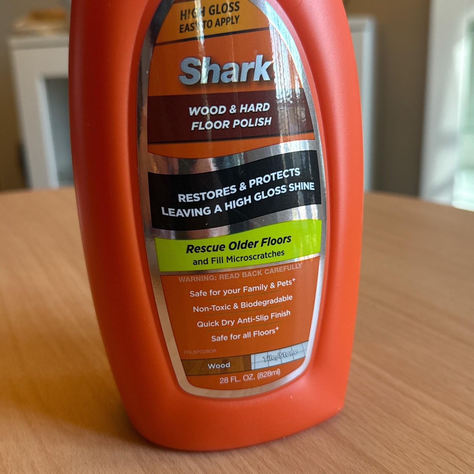 Shark Sonic Duo Wood & Hard Floor Polish 28 Fl oz Orange Bottle Sealed