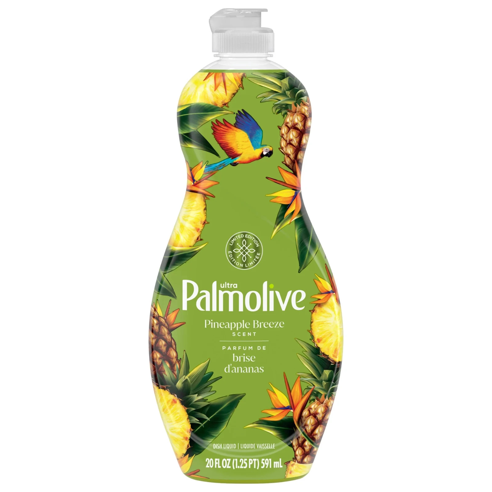 3 Pack Palmolive Ultra Strength Dish Soap Pineapple Breeze 20 oz Grease Cutter